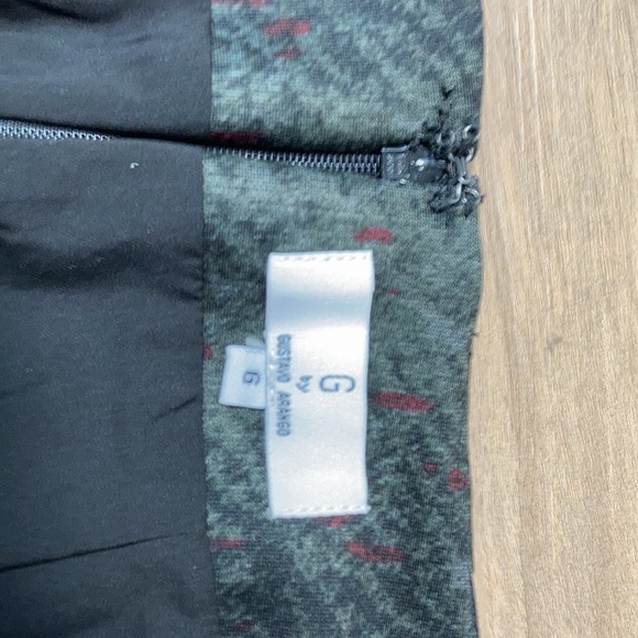6 or 14 G by Gustavo Arango skirt with print career print pattern office - Picture 15 of 16